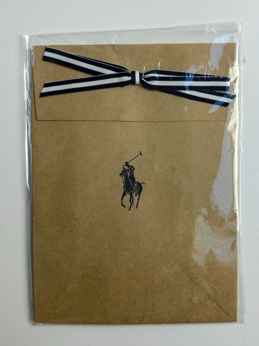 Polo Ralph Lauren Store Small Gift Bags Tissue with Ribbon Closure 5x7 Set Of 4